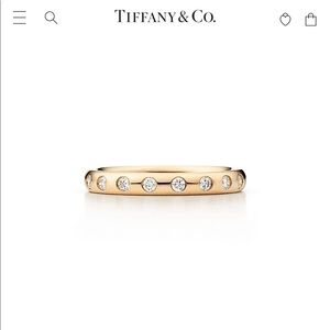 Tiffany & co stacking band ring
